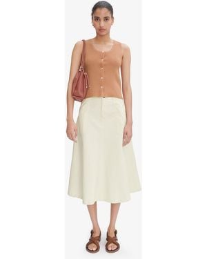 A.P.C. A. P.c. Women's Laurie Skirt Size: 42 In Off-white