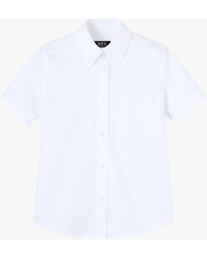 A.P.C. A. P.c. Uniform Short-sleeve Shirt 34 White