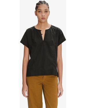 A.P.C. A. P.c. Carmenta Blouse 36 Black - Multicolor