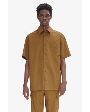 A.P.C. A. P.c. Raph Short-sleeve Shirt Xs Brown - Multicolor