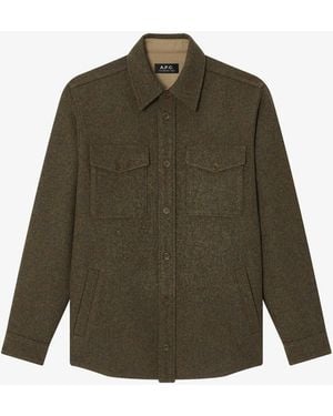 A.P.C. A. P.c. Overshirt-jacket 34 Green