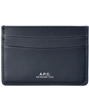 A.P.C. A. P.C. Andre Cardholder One Size - Blue