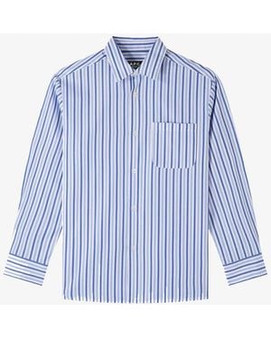 A.P.C. A. P.c. Sela Shirt 34 Blue
