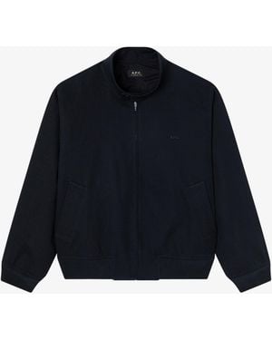 A.P.C. A. P.c. Zipped Jacket Xs Blue