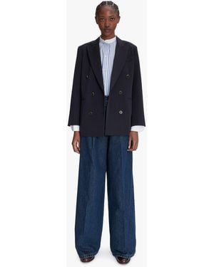 A.P.C. A. P.c. Corta Blazer 34 Navy Blue