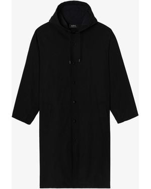 A.P.C. A. P.c. Kim Parka Mens Xs Black