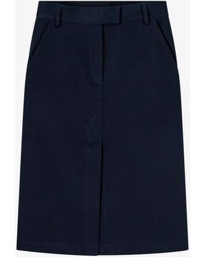 A.P.C. A. P.c. Mia Skirt 34 Navy Blue
