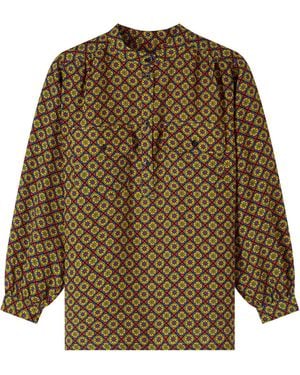 A.P.C. A. P.c. Women's Aubrey Blouse Size: 34 In Yellow - Green