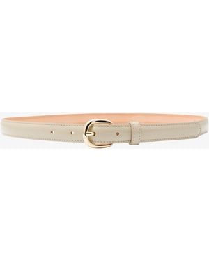 A.P.C. A. P.c. Rone Sizeette Belt Us 6-8 Ecru - White
