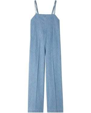 A.P.C. A. P.c. Women's Sunset Jumpsuit Size: 34 In Pale Blue