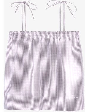 A.P.C. A. P.c. Cléo Top 40 Chestnut Brown - Purple