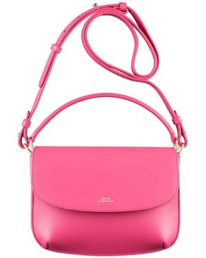 A.P.C. A. P.c. Sarah Shoulder Mini Bag One Size Fuchsia - Pink