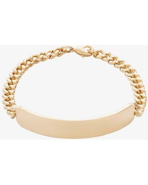 A.P.C. A. P.c. Men's Darwin Curb Chain Bracelet Size: Extra Small In Silver - Metallic