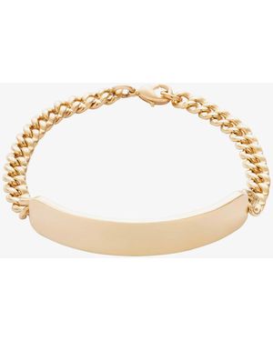 A.P.C. A. P.c. Men's Darwin Curb Chain Bracelet Size: Extra Small In Silver - Metallic