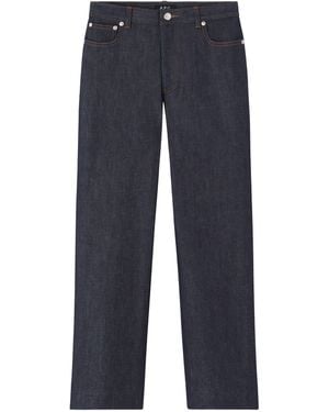 A.P.C. A. P.c. Women's Sailor Jeans Size: 29 In Stretch Indigo - Blue