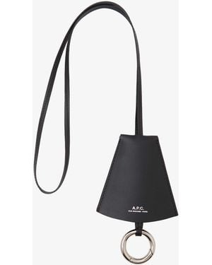 A.P.C. A. P.c. Cloche Key Ring One Size Black