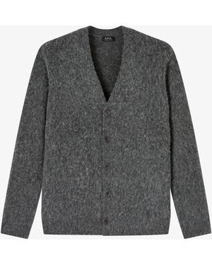 A.P.C. A. P.C. Pierre Cardigan - Gray