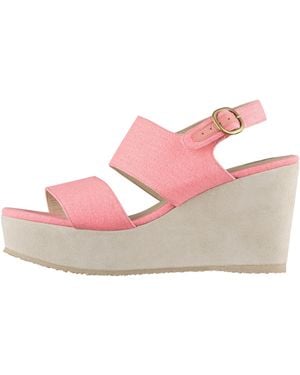 A.P.C. Lily Wedge Sandals - Pink