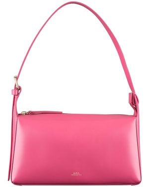 A.P.C. A. P.c. Virginie Shoulder Bag One Size Fuchsia - Pink