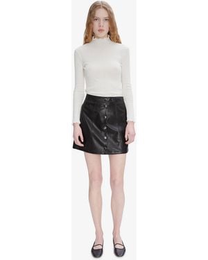 A.P.C. A. P.c. Poppy Skirt 34 Black - White