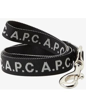 A.P.C. A. P.c. Toutou Logo Leash One Size Black
