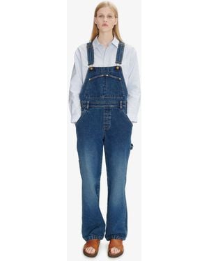 A.P.C. A. P.c. Women's Nelle Overalls Size: 34 In Stonewashed Indigo - Blue