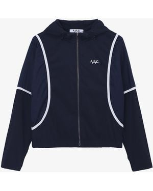 A.P.C. Windbreaker Jacket A. P.c. Golf Xs Navy Blue