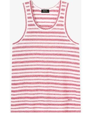 A.P.C. A. P.c. Rina Top Xs Red