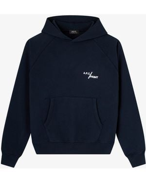A.P.C. A. P.C. Duck Hoodie - Blue