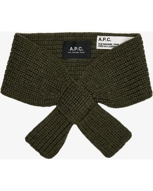 A.P.C. A. P.C. Luna Scarf - Green