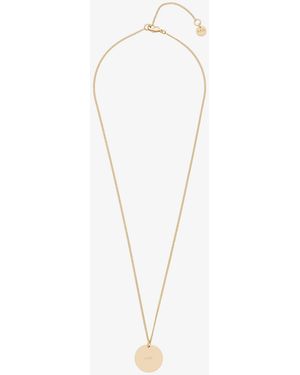 A.P.C. A. P.c. Eloi Necklace One Size Silver - White