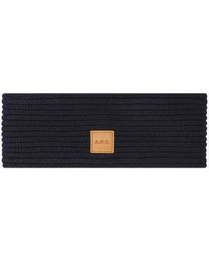 A.P.C. A. P.c. Arcs Headband (unisex) One Size Navy Blue