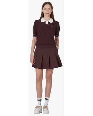 A.P.C. A. P.c. Céline Polo Shirt S Burgundy - Red