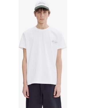A.P.C. A. P.c. Men's Hotel Jjjjound T-shirt Size: Extra Small In White