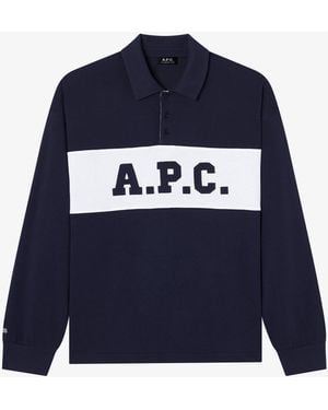 A.P.C. A. P.C. Rugby Polo - Blue