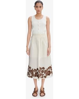 A.P.C. A. P.c. Women's Ravenna Aloha Skirt Size: 34 In Ecru - White