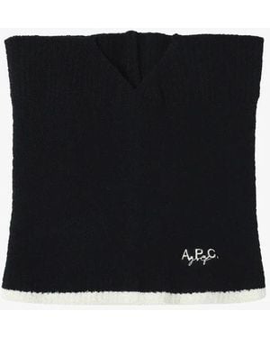 A.P.C. A. P.c. Women's Men's Lee Neck Warmer One Size In Black