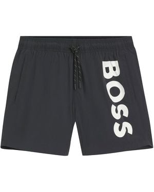 BOSS Octopus Swim Shorts - Black
