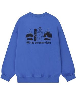 KAPPY DESIGN Yeti Fluff Sweatshirt - Blue