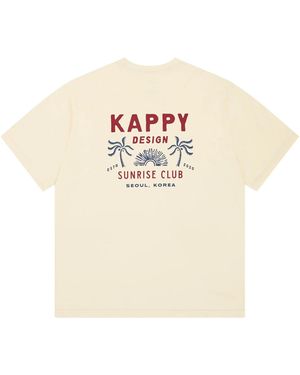 KAPPY DESIGN Palm Coast T-Shirt - Natural