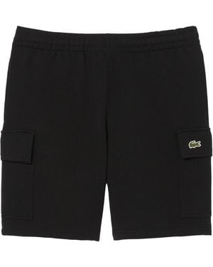Lacoste Gh9743 Cargo Jog Shorts - Black