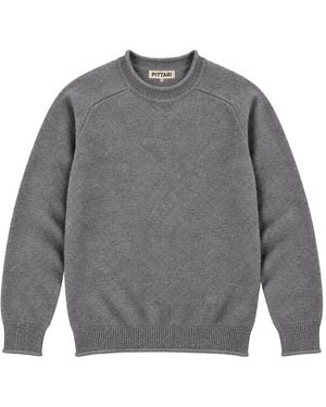 Pittari Usk Lambswool Jumper - Grey