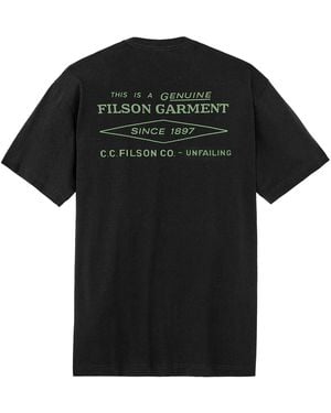 Filson Outfitter Diamond Graphic T-Shirt - Black