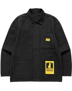 Service Works Canvas Chore Shirt - Black