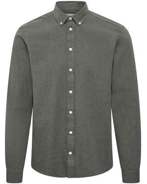 Casual Friday Anton Fil A Fil Shirt - Grey