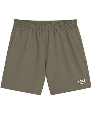 BOSS Swordfish Swim Shorts - Green