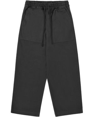 KAPPY DESIGN Heavy Cotton Fatigue Trousers - Grey