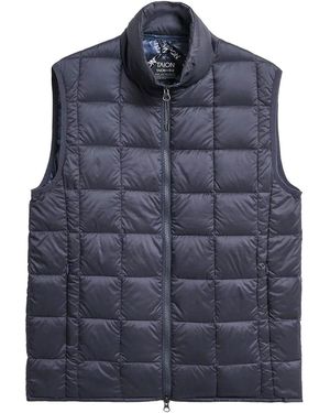 Taion Original High Neck Down Vest - Blue