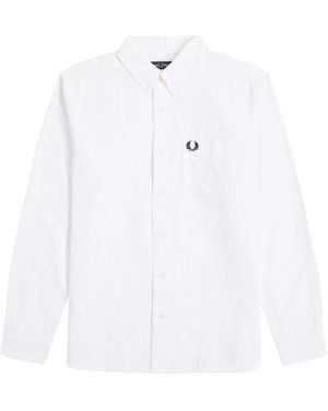 Fred Perry Oxford Shirt - White