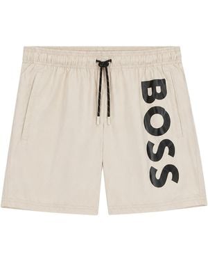 BOSS Octopus Swim Shorts - Natural